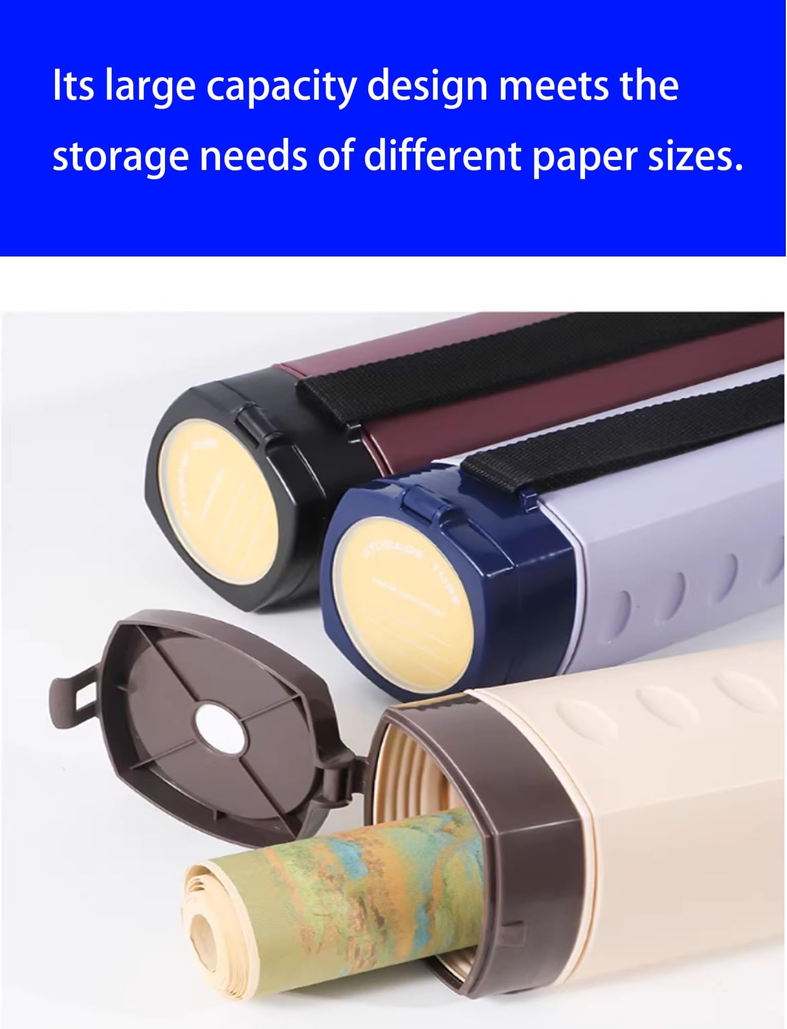 Tube de stockage d’art extensible