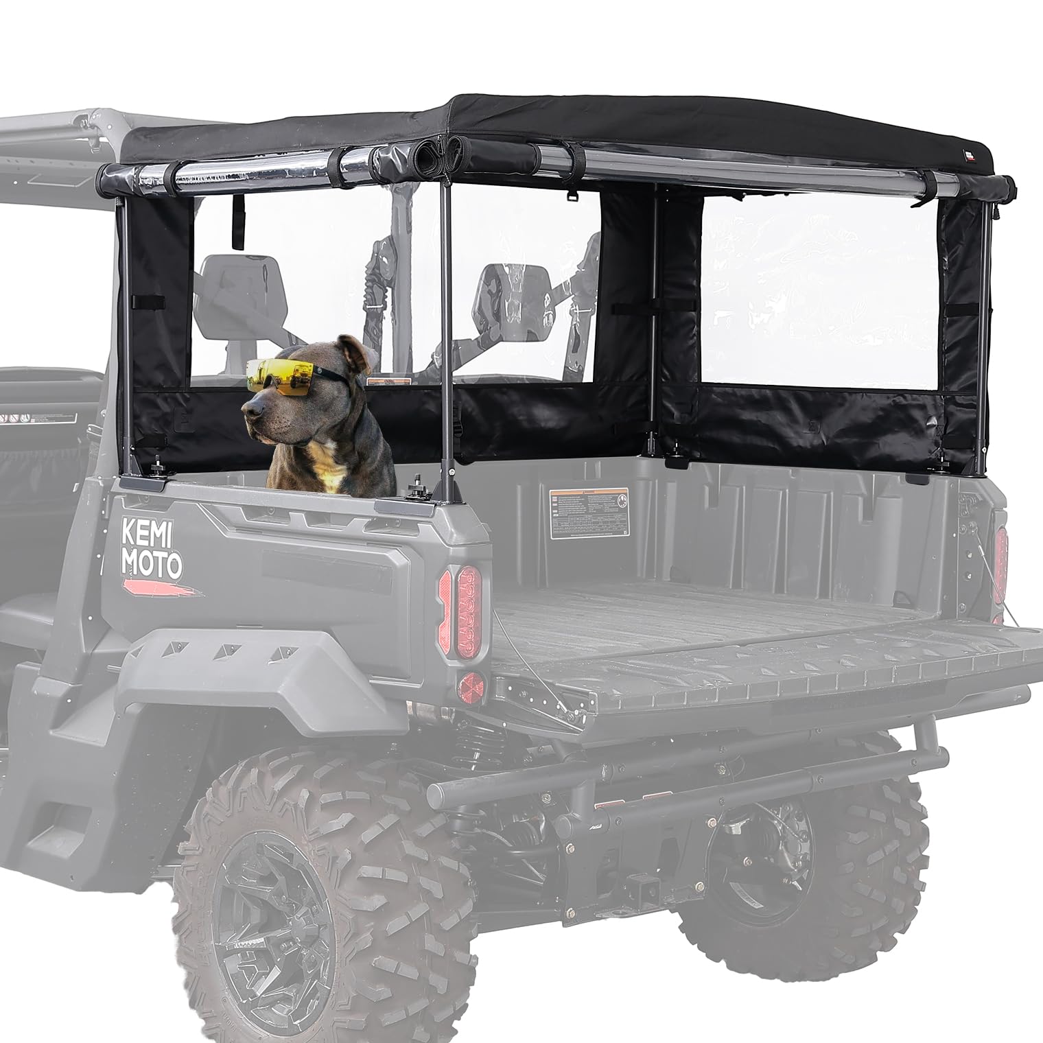 Amazon.com: KEMIMOTO UTV Soft Cargo Camper Bed Cover Rack