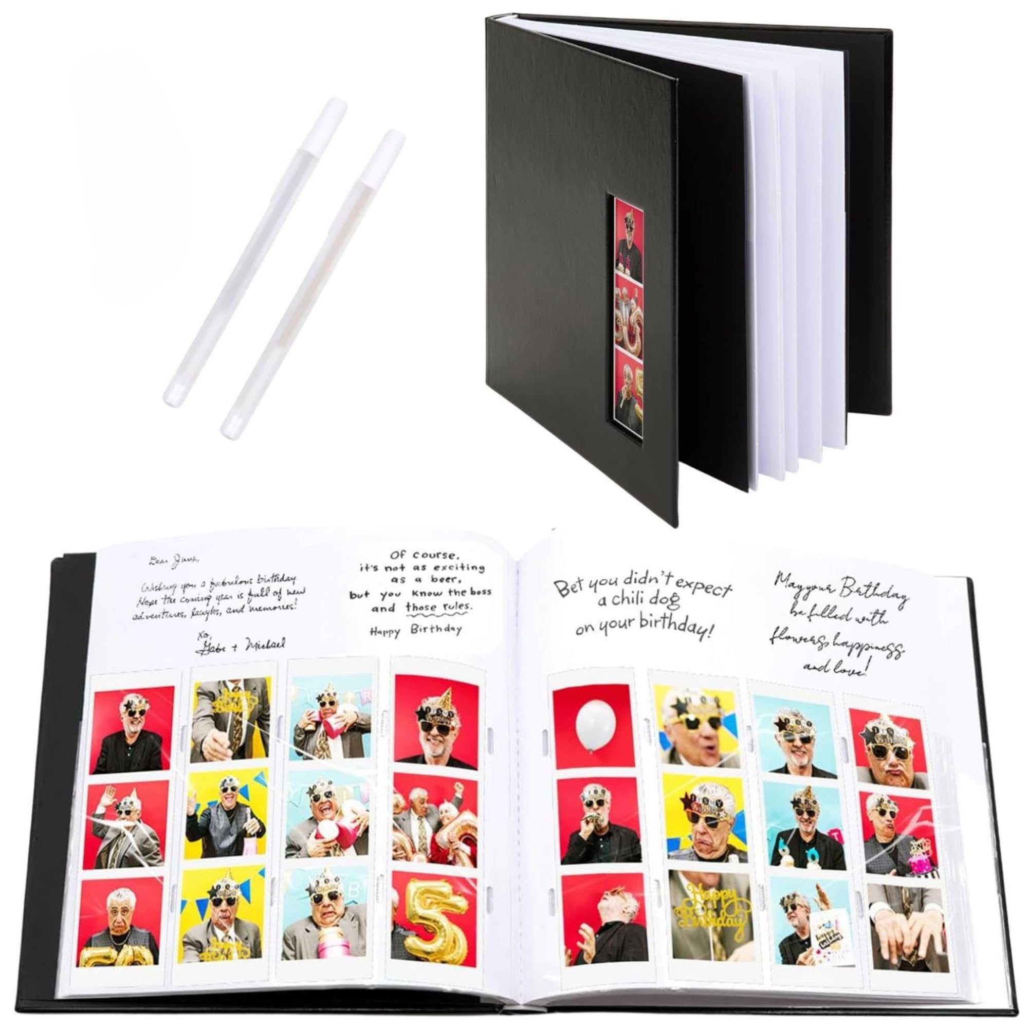 Amazon.com: PBF (1 Pack) Photo Booth Album, Guest Book with 2x6