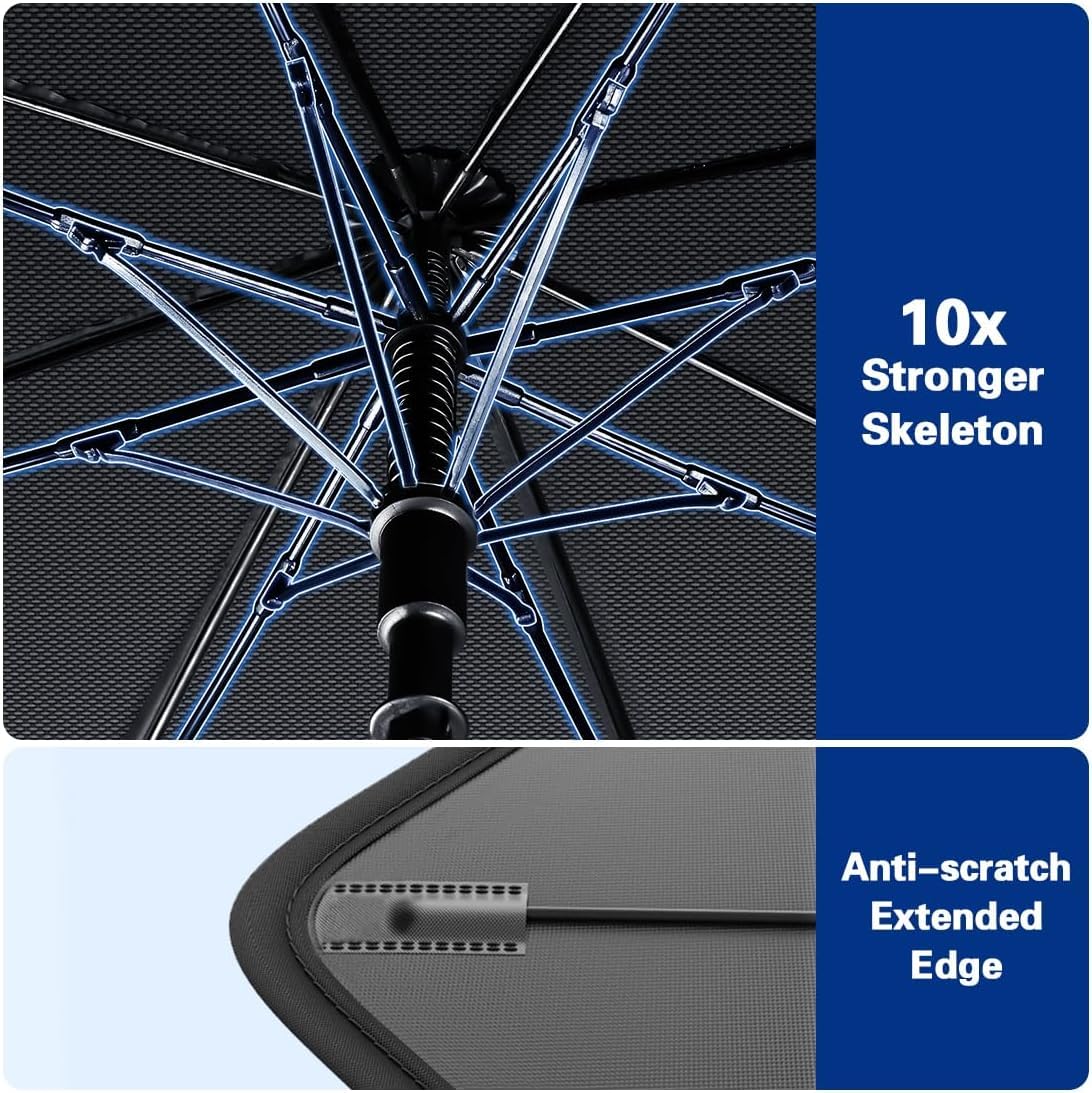 Pare-soleil Avant Pour BMW X1 2010-2015 - Protection UV, Facile à Ranger, Maintient L'habitacle Frais
