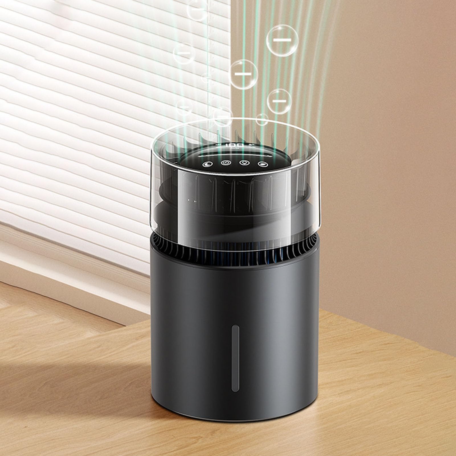 lindo, purificador de pieza iónica, escritorio de 5 l con control de niebla de 100 niveles, limpiador ultrasónico, diseño elegante, a