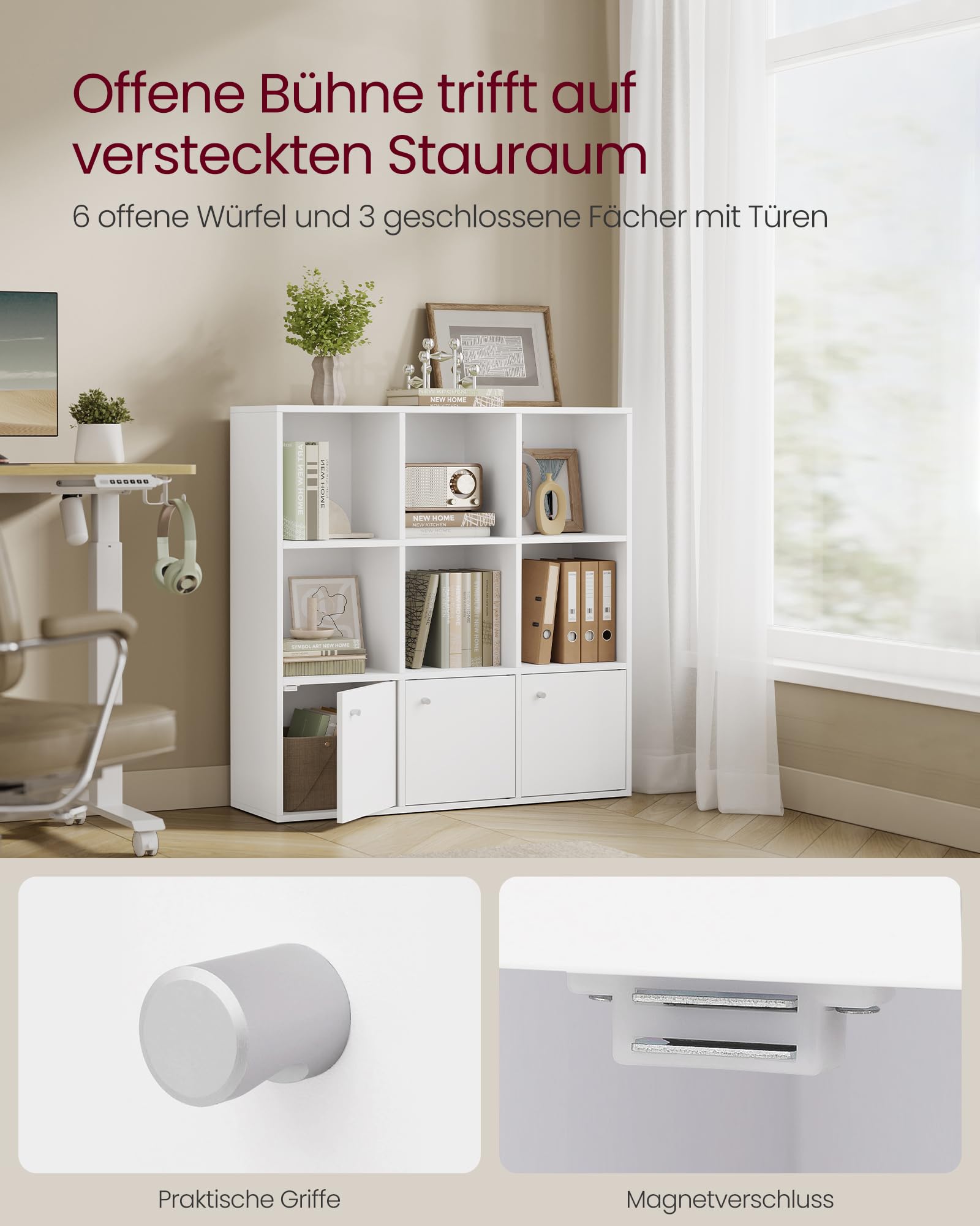 Vasagle Custos Kollektion - Bücherregal – Bild 4