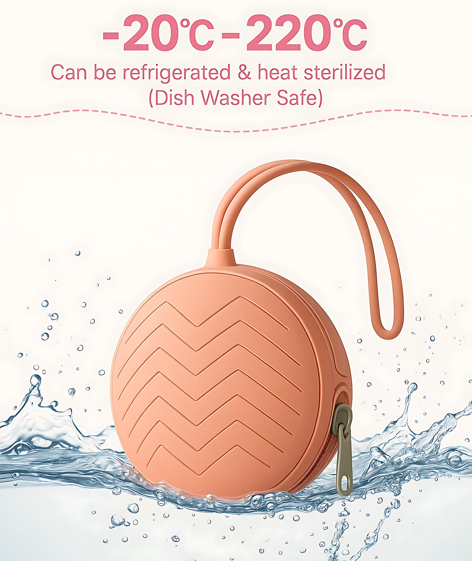 2 Pcs Nipple Shield, Pacifier, Dummy Case, Dummy Holder Case Portable Children's Silicone Change Storage Bag - Image 3 thumbnail