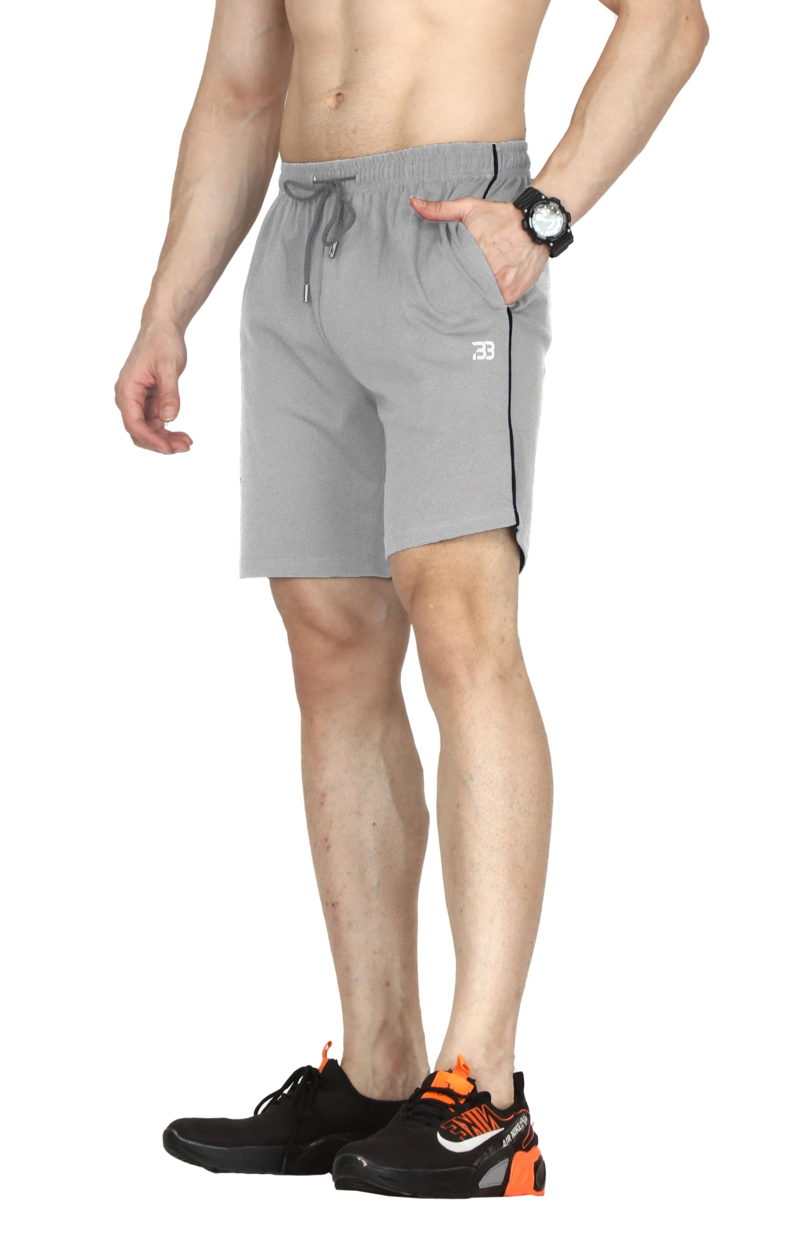 Mens Cotton Shorts Bermuda - Soft Cotton Comfort & Breathable-image-27