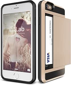 iPhone 6S Case, Verus [Damda Slide][Champagne Gold] - [Wallet Card Slot][Heavy Duty Protection] For Apple iPhone 6 6S 4.7
