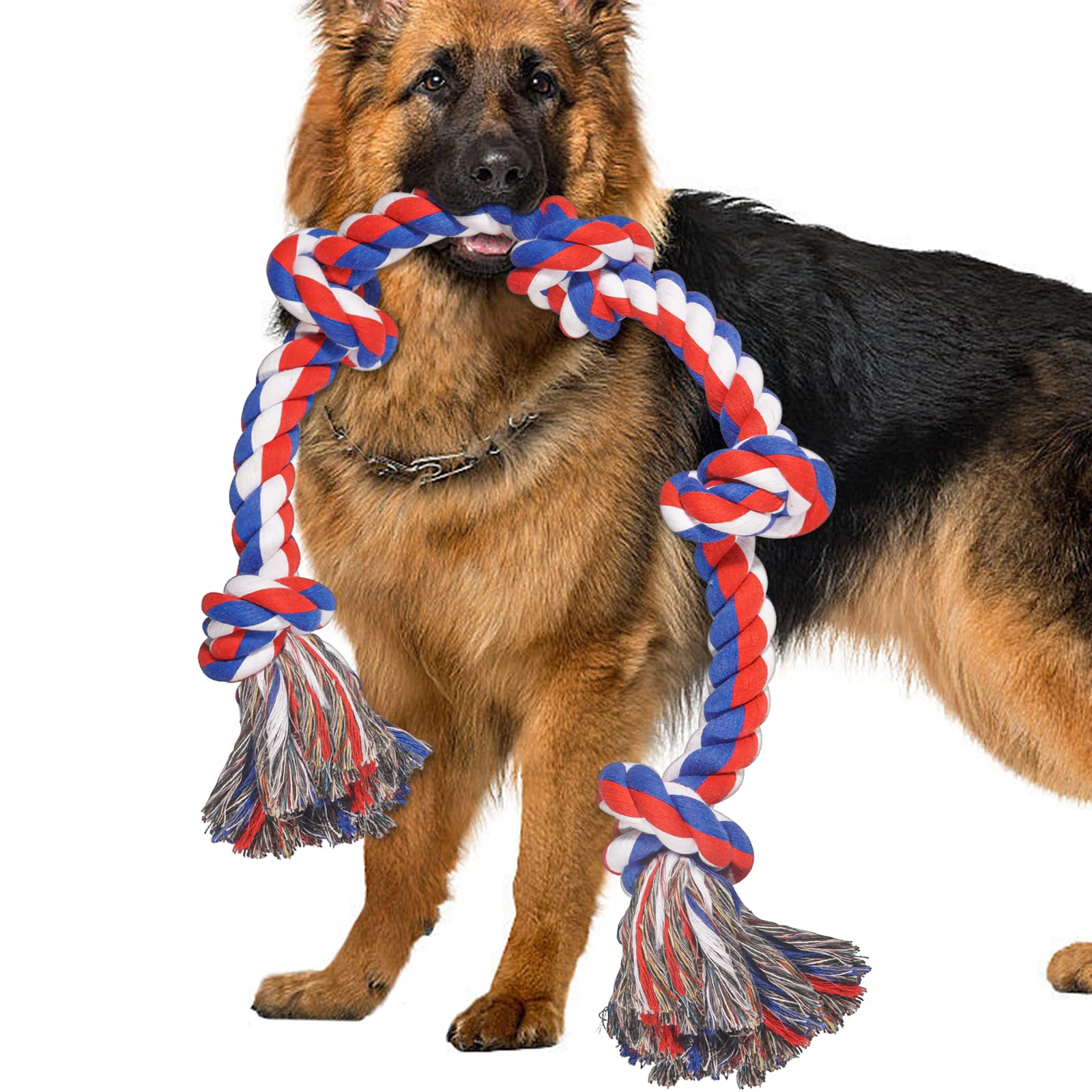 Dog Rope Toy for Large Medium Dogs,Dog Chew Toy for Aggressive Chewers