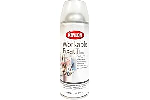 Krylon® Workable Fixatif Spray Preserves Charcoal Drawing Integrity
