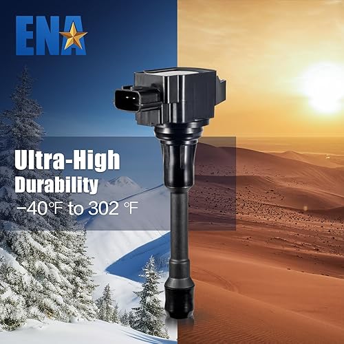 Miniatura 4 de ENA Juego de 4 bobinas de encendido compatibles con Nissan Suzuki Frontier X-Trail Equator 2007 2008 2009 2010 2011 2012 2013 2014 2015 2016 2017