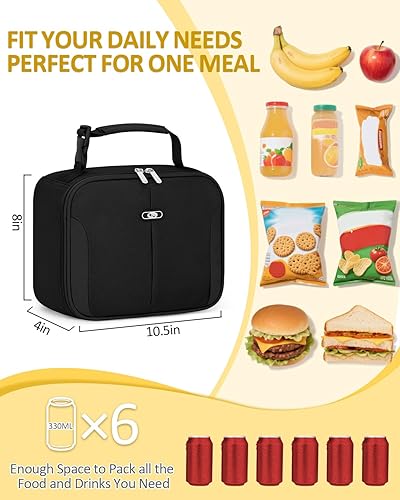 Miniatura 2 de Lonchera para niños, pequeña bolsa térmica para niños, niñas y adolescentes, lonchera ligera y reutilizable para el trabajo, oficina, escuela,
