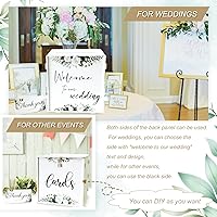 Vista 5 de OurWarm Caja de tarjetas de boda blanca con cerradura, caja de tarjeta de regalo de PVC para recepción de boda, caja de tarjetas de regalo