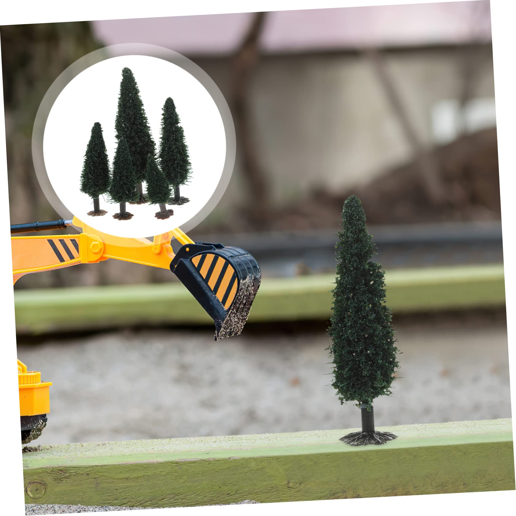 SEWACC 30piezas Árboles para Paisajismo Decoración De y Maquetas Árboles Artificiales De Simulación para Dioramas y Proyectos De Manualidades