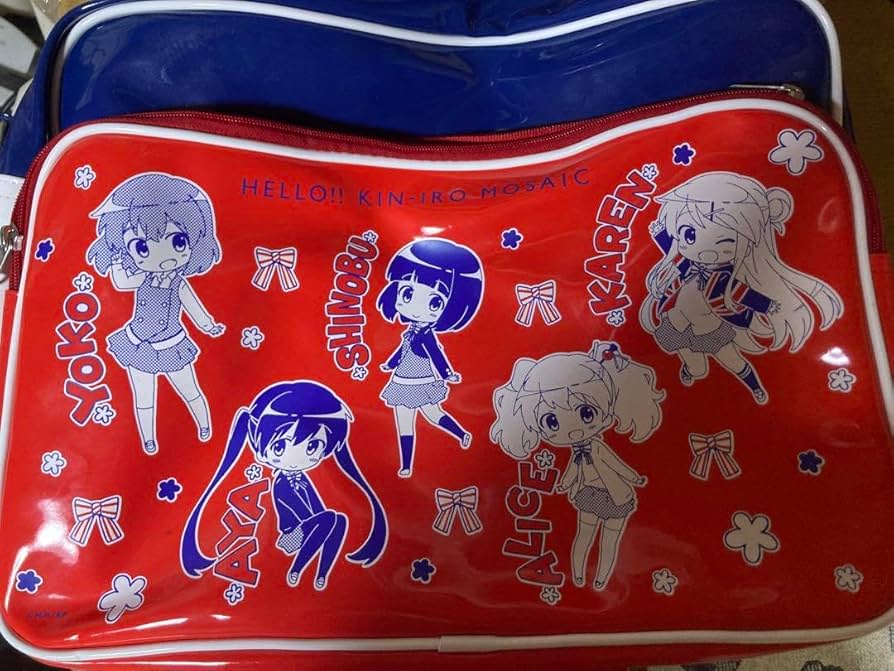 【きんいろモザイク】　エナメルバッグ　新品 Amazon.co.jp: きんいろモザイク エナメルバッグ DOBFZQEH