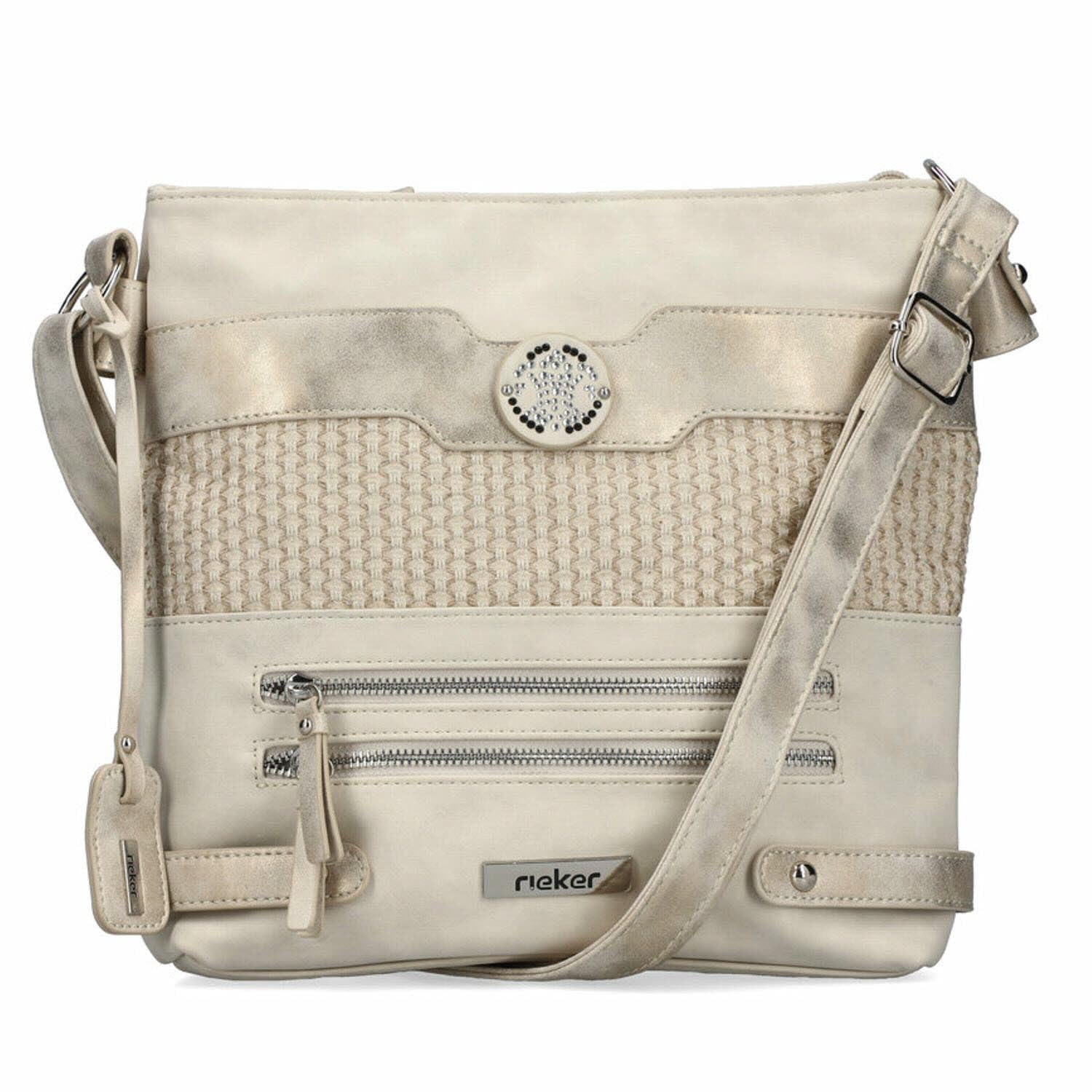 Rieker Ladies H1346 Shoulder Bag Beige, beige, S