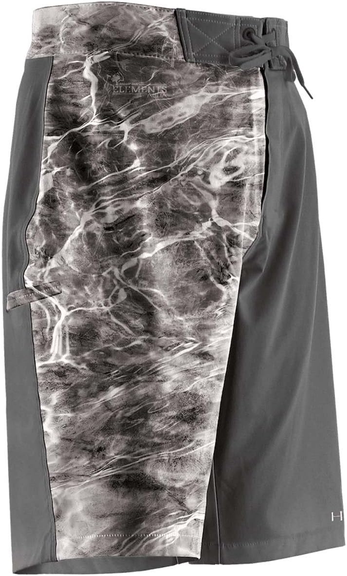 HUK Mens Elements Boardshorts | Fishing and Swim Shorts with 30+ UPF Sun Protection