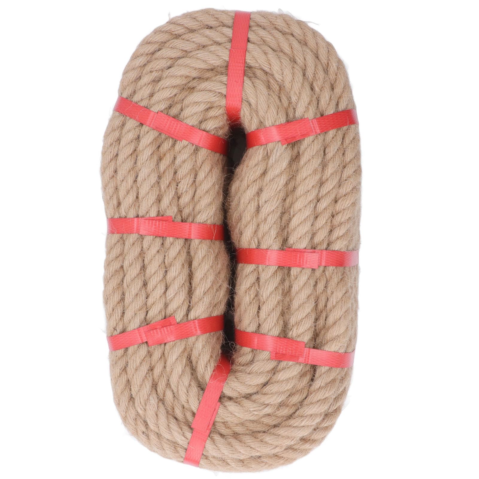 Cuerda de cáñamo Trenzada Mtlavishness, Cuerda de Fibra Natural multifilamento para Seguridad y protección, Ideal para Manualidades, decoración del hogar y proyectos de (16 mm)
