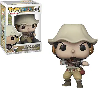 Funko Usopp: One Piece x POP Animation Vinyl Figure & 1 PET Plastic Graphical Protector Bundle [ 401 / 32717 - B]