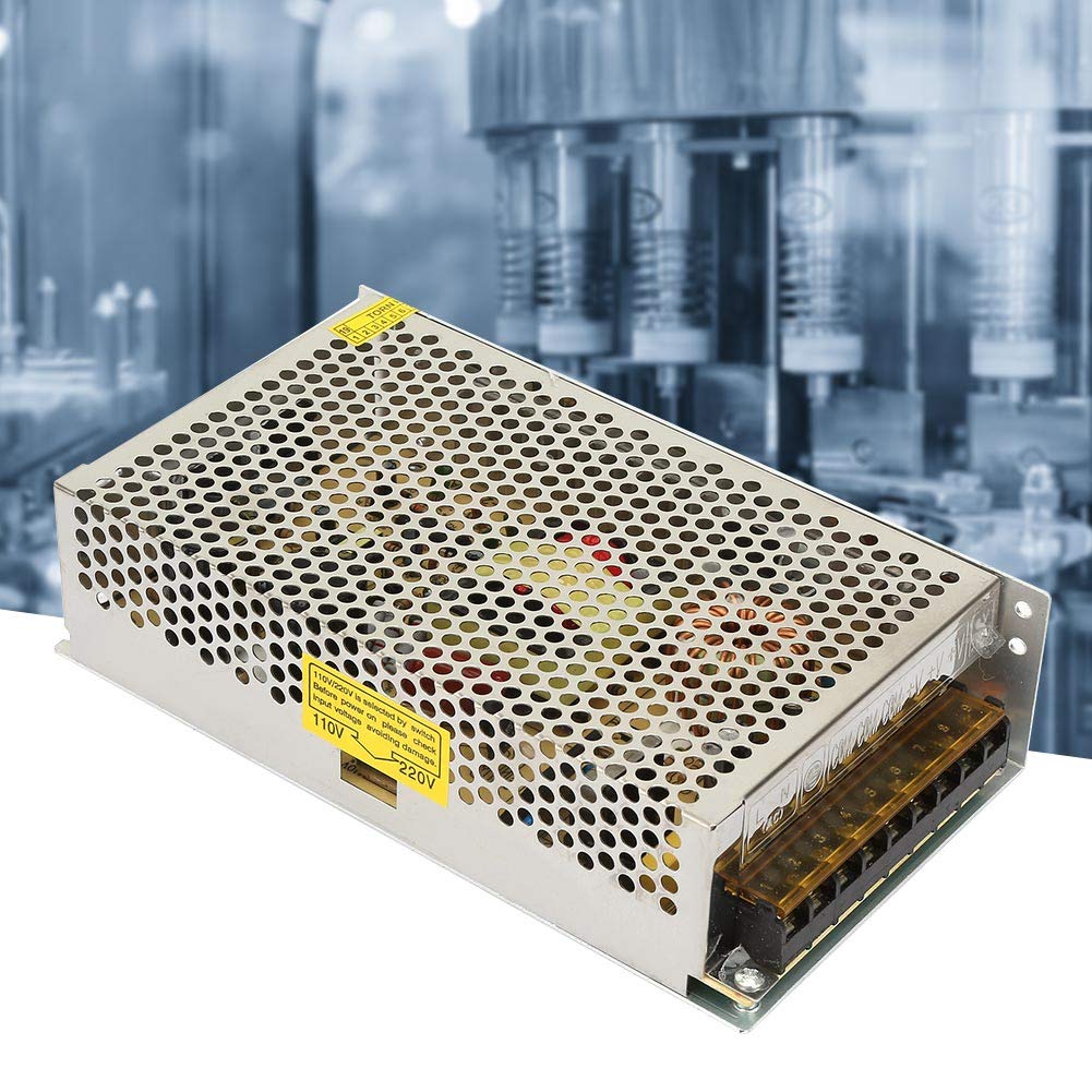 Walfront AC110V - Transformateur de Conversion 220V-DC 12V pour CCTV, Radio, Projet Informatique