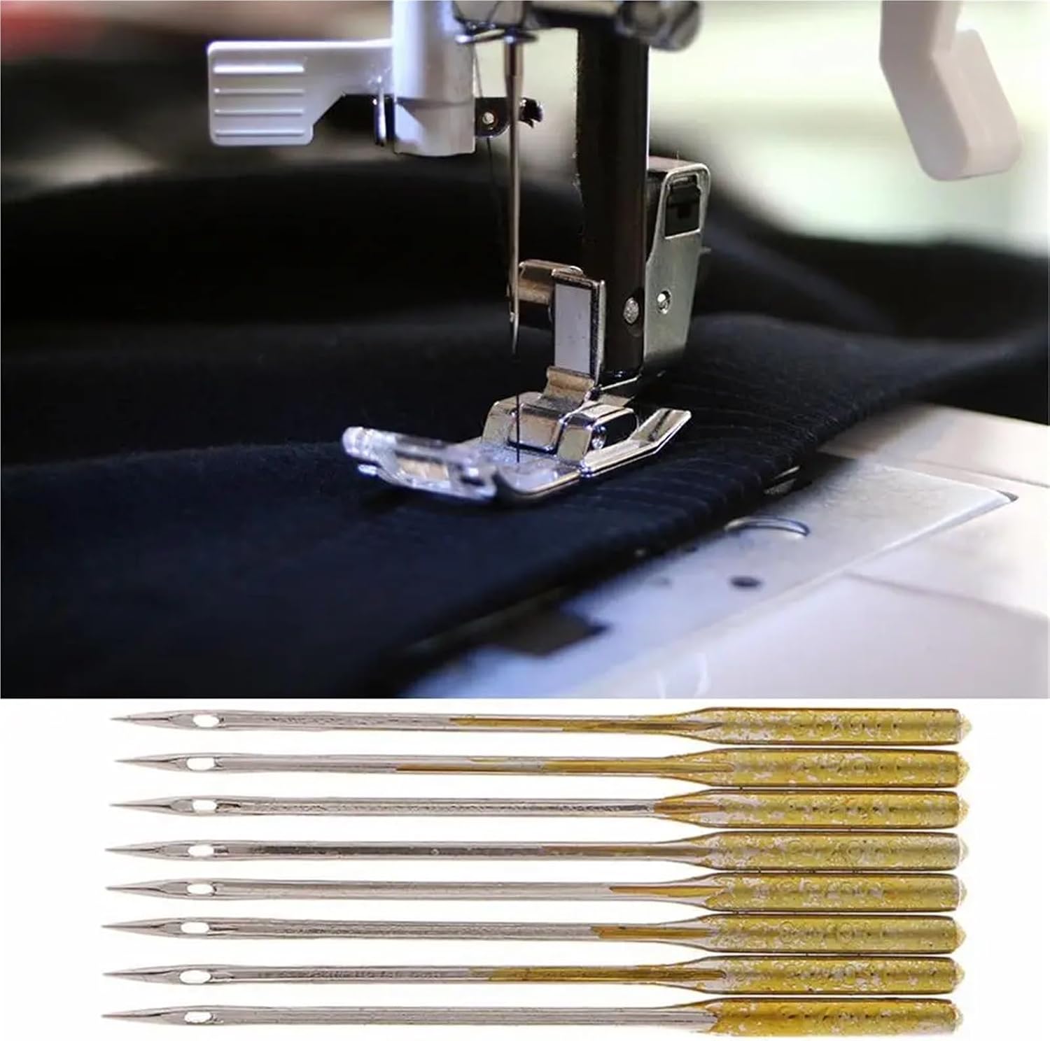Stretch Needles 100pcs Domestic Sewing Machine Needles 5 Sizes 9/11/14/16/18 Universal Needle(Mix(10pcs/Size))