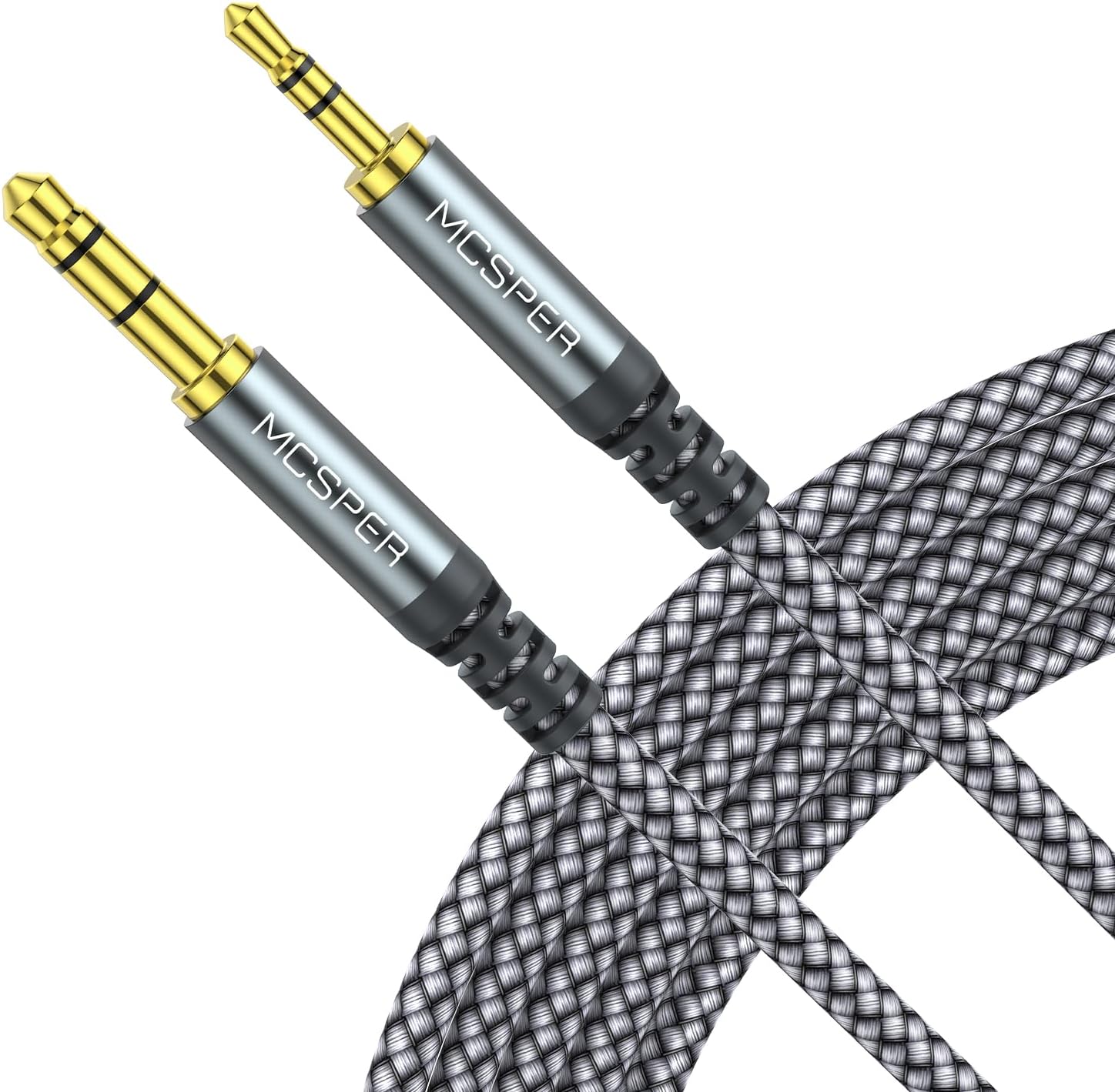 2-Pack 3.5mm to 2.5mm Aux Audio Cable (5FT),Replacement Audio Cord Compatible with SoundTrue Soundlink Bose 700 QuietComfort QC45 QC35II QC35 QC25 Noise Cancelling Headphones,NC700 On-Ear 2 (Grey)