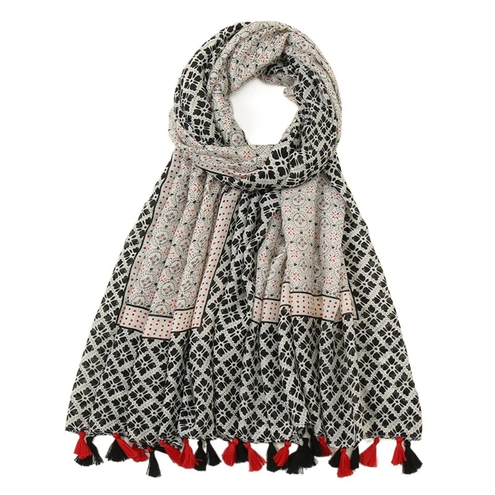 Scarfs for Women Autumn and Winter Girls' Knitted Scarf Soft and Warm Scarf-image-12