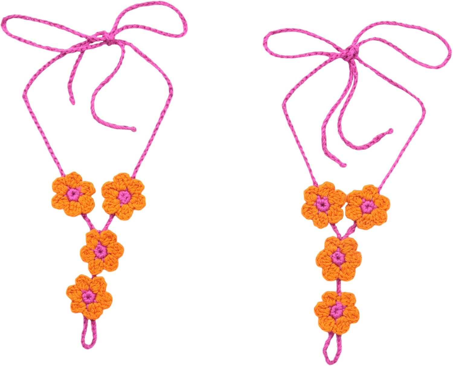 Jefferies Big Girls' Daisy Crochet Sandal - Barefoot Comfort