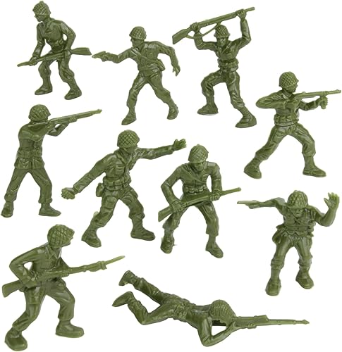 Miniatura 5 de BMC Classic OD - 40 figuras de soldado de plástico verde para hombre - Fabricado en Estados Unidos