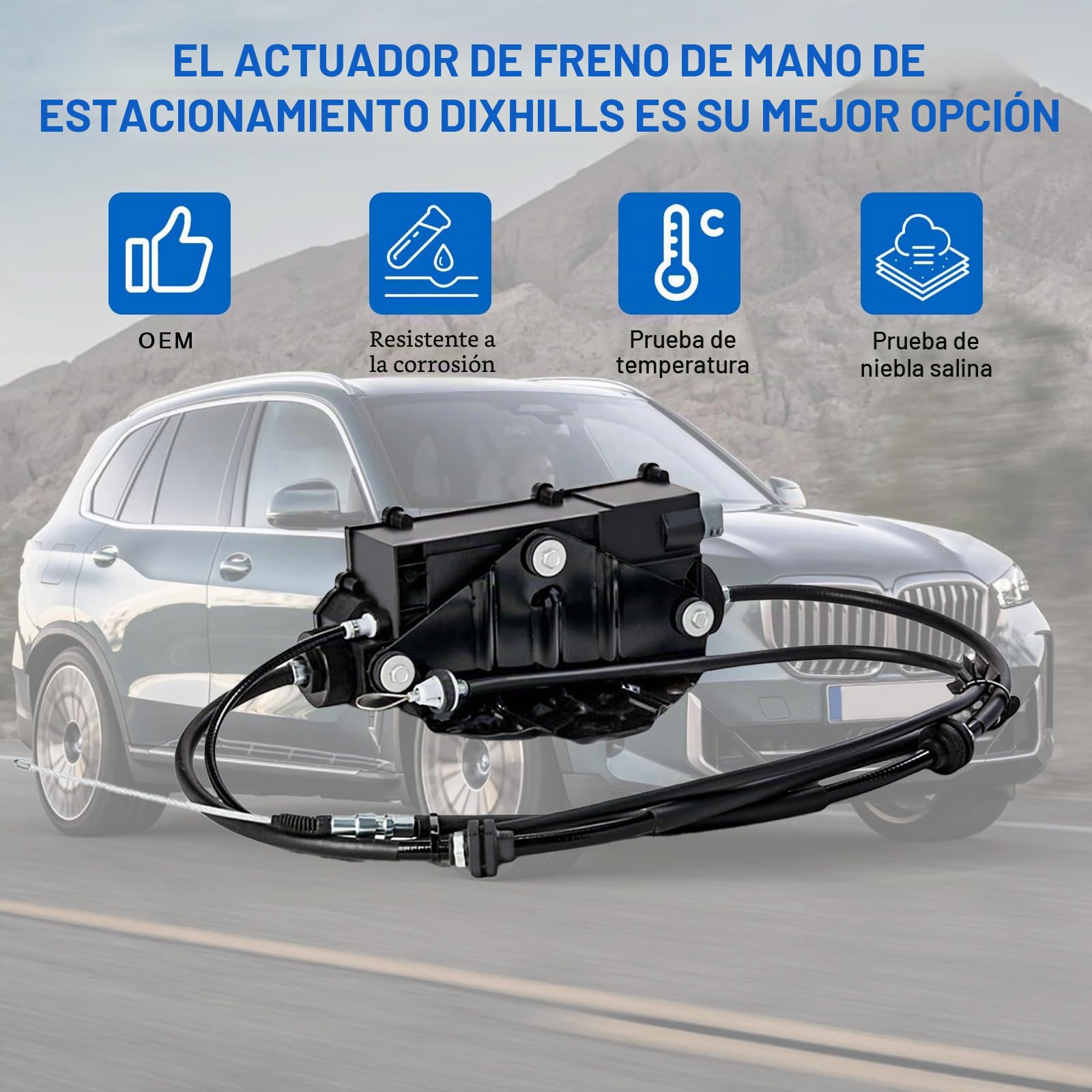 Unidad de control del actuador del freno de mano del freno de estacionamiento compatible con 5 E70 2007-2013 X6 E71 E72 2008-2014, reemplazo del actuador del freno de estacionamiento para 34436850289