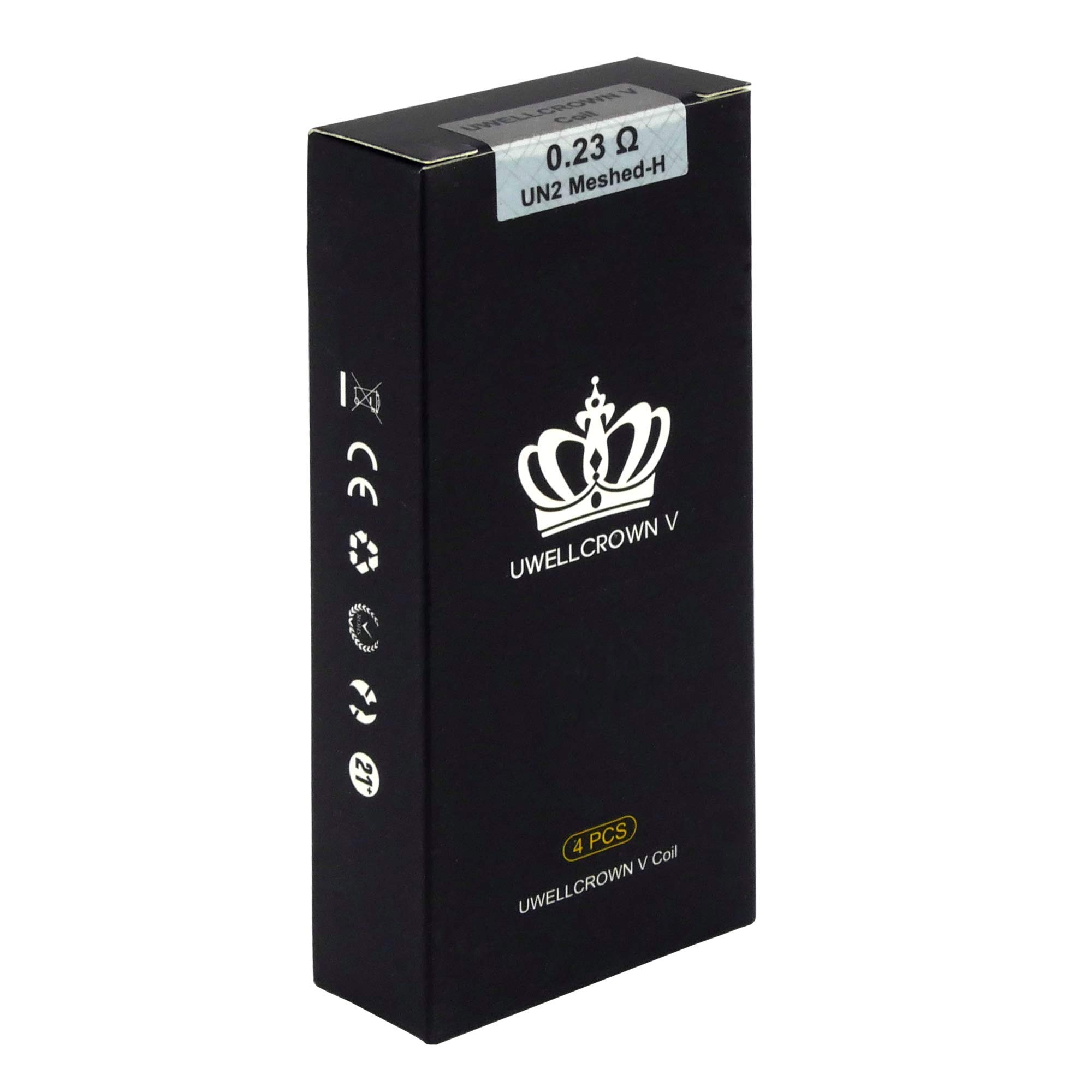 Uwell UN2 Mesh Coils 0,23 Ohm, Crown 5 DL Verdampferkpfe, 4 Stck