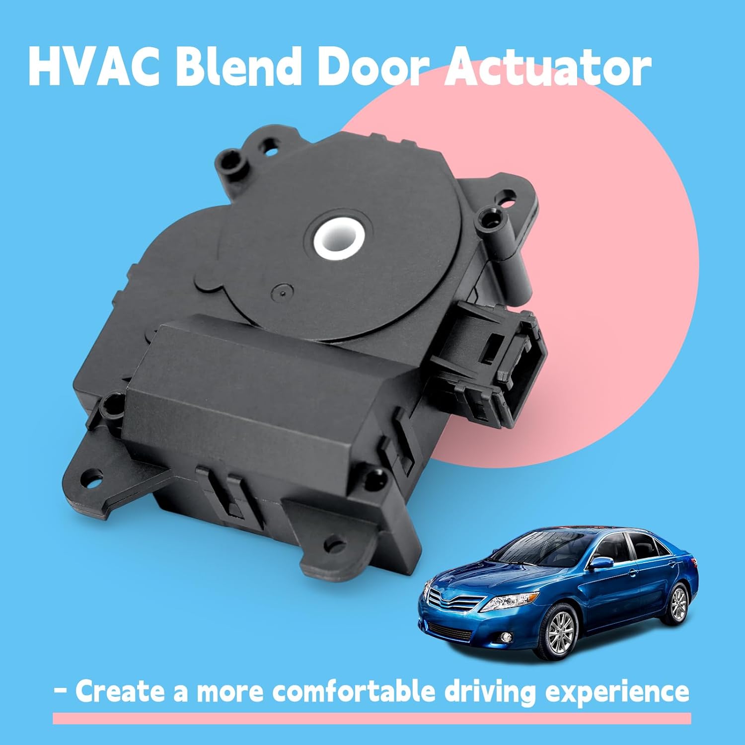 87106-33260 HVAC Blend Door Actuator Replacement for Toyota Camry 2006-2011 for Highlander 2007 Compatible with Lexus ES350 ES300h RX350 RX450h Damper Servo Sub-Assembly Replace 063800-2630