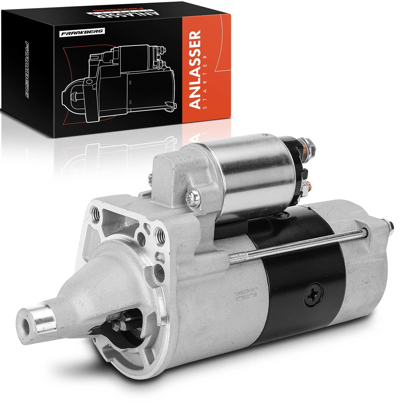 Frankberg Motor de arranque para automóvil 2,2 KW/12 V/9 dientes Compatible con Voyager IV RG RS 2.8 CRD Grand Voyager V RT 2.8 CRD Replace# M002T88971,4868860AA