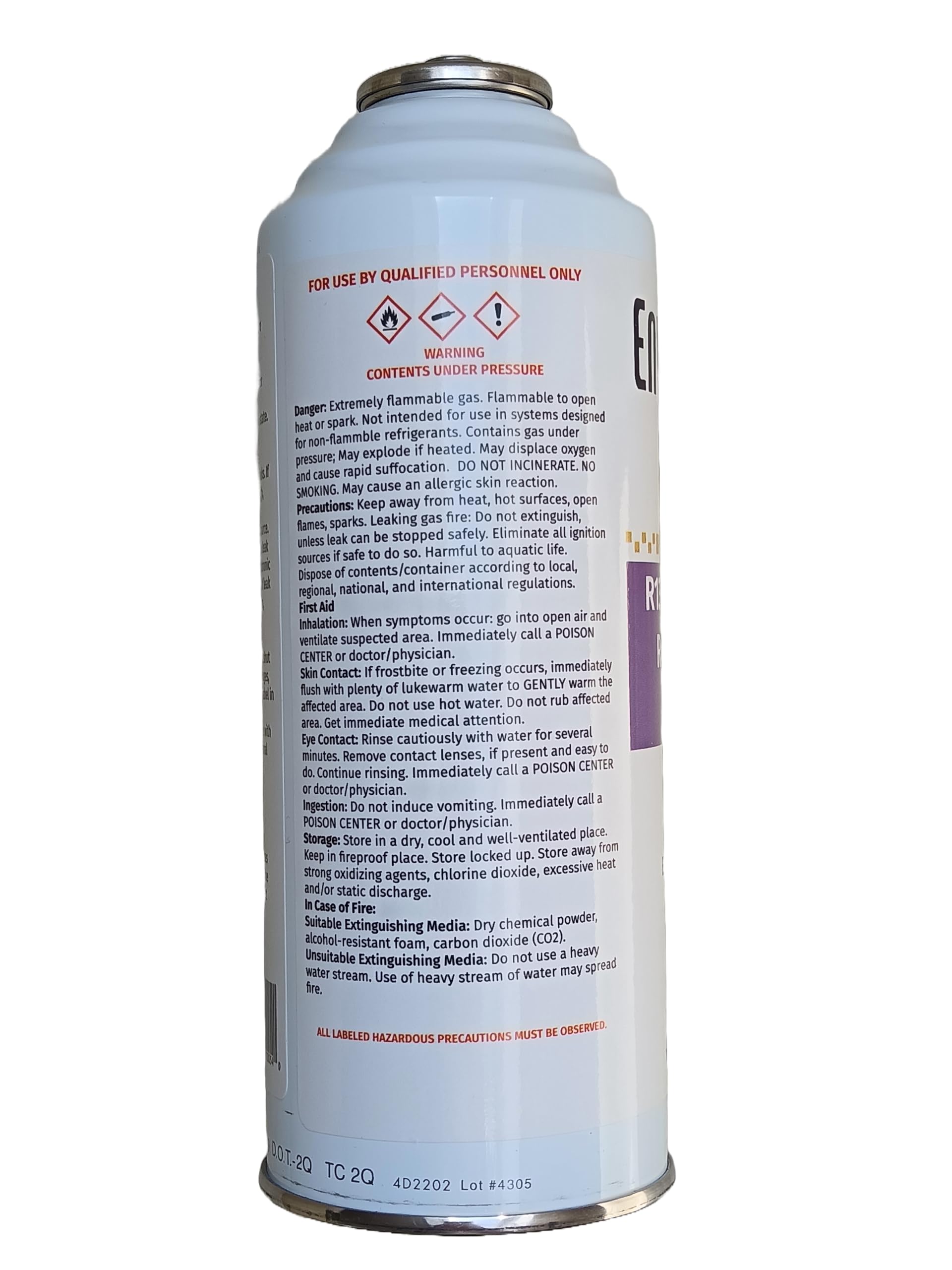 R134a Kältemittel Ersatz für R134a mit klimadichtmittel Leck Stopp Set - Made in USA (134a w/StopLeak - 2er Pack)