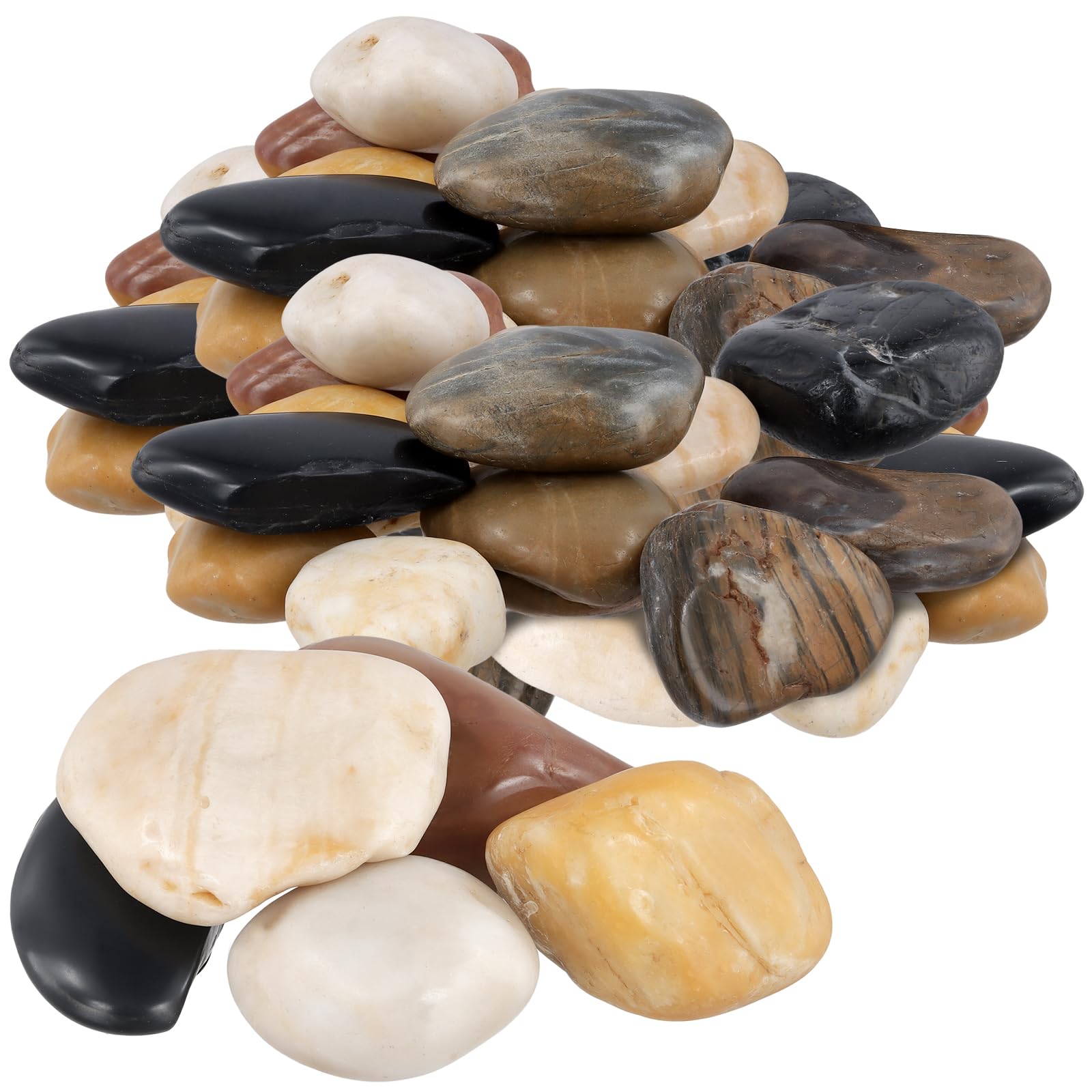 KEILEOHO Ciottoli decorativi da 5 kg, 4 – 6 cm, pietre decorative per giardino