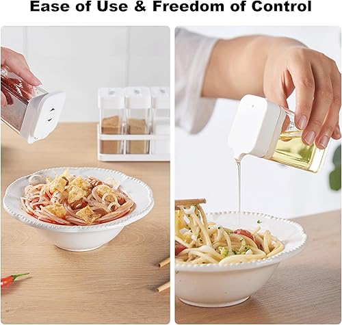 Miniatura 3 de Juego de coctelero de especias 4 en 1, contenedor de viaje para especias múltiples, recipientes de condimentos portátiles, recipientes de especias