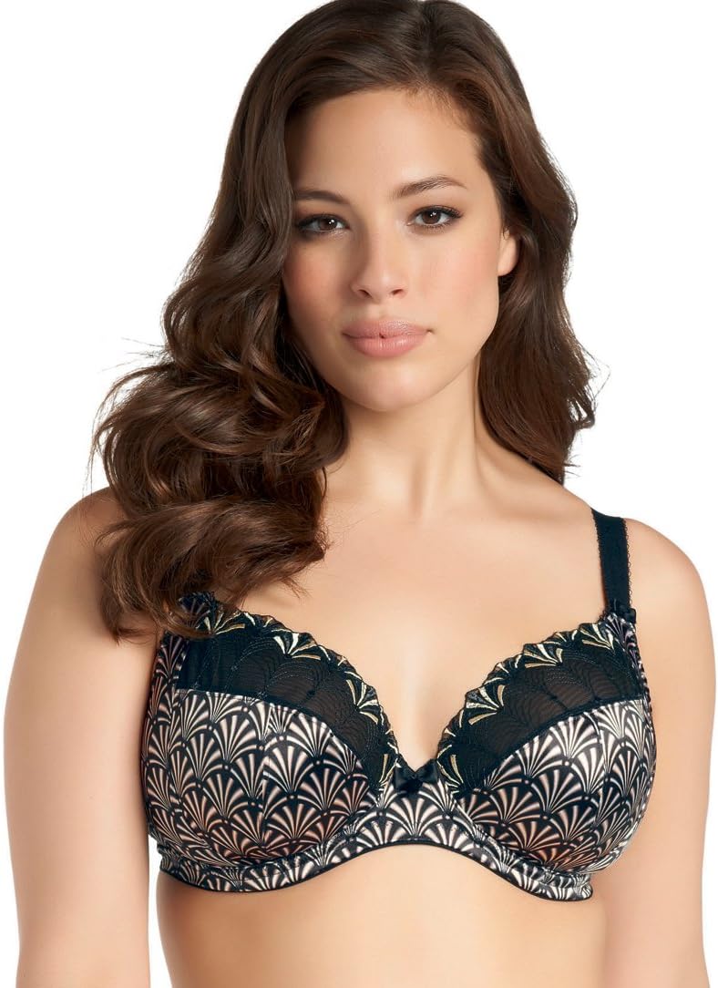 Elomi Women's Madison Underwire Bra Black, Size 36 Ff at Amazon Women’s