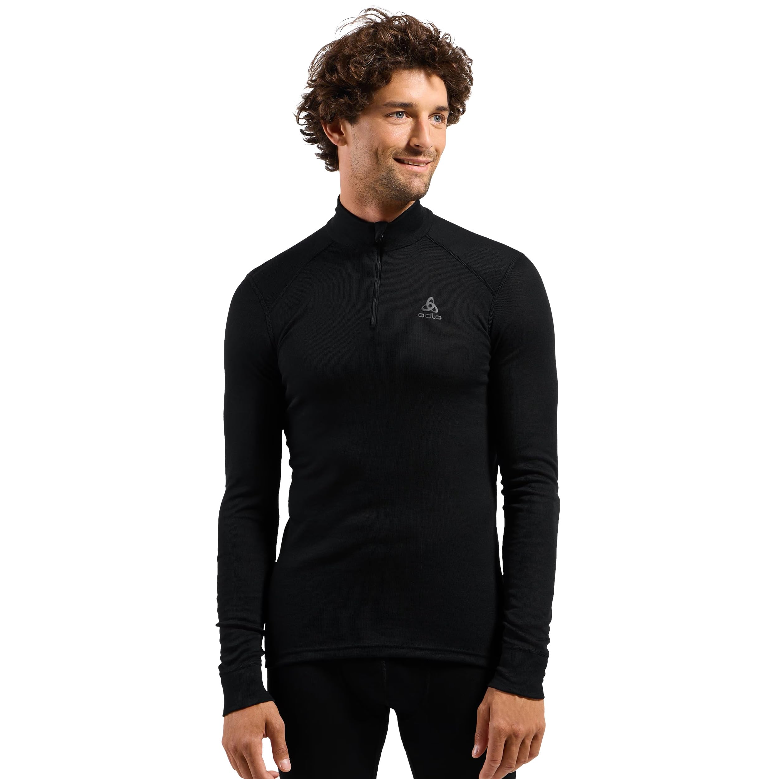 Odlo Herren Active Warm Half Zip Longsleeve Langarm Unterhemd Funktionsunterhemd