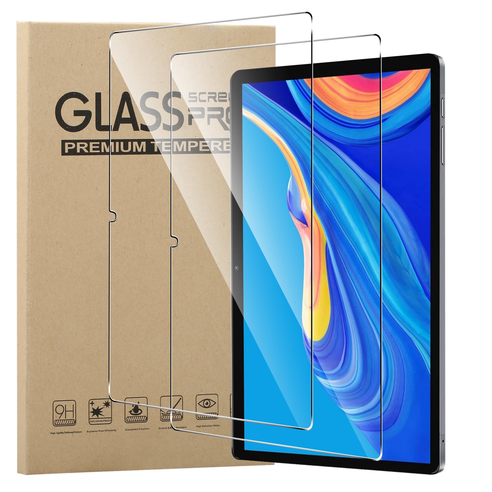 schutzfolie aus gehärtetem glas mit 9h härte für doogee u11 pro und u11 2025