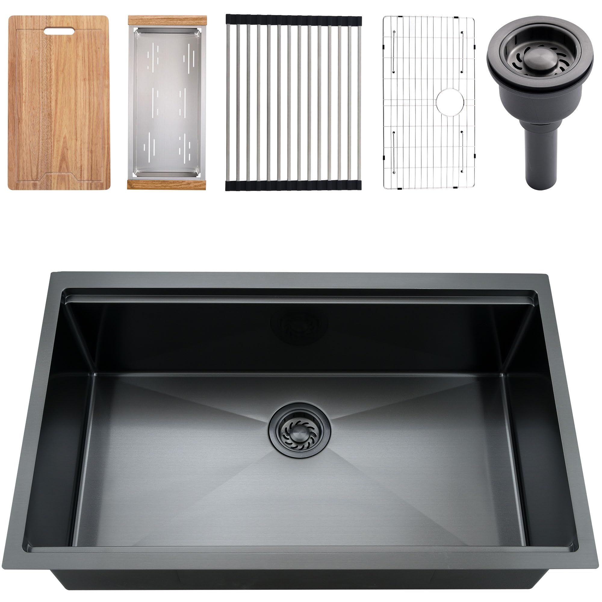 Xiiwin 32in Undermount Kitchen Sink 32x19 inches(81.28x48.26cm