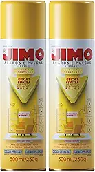 KIT 2 Ácaros e Pulgas Aerossol 300ml/230g - JIMO