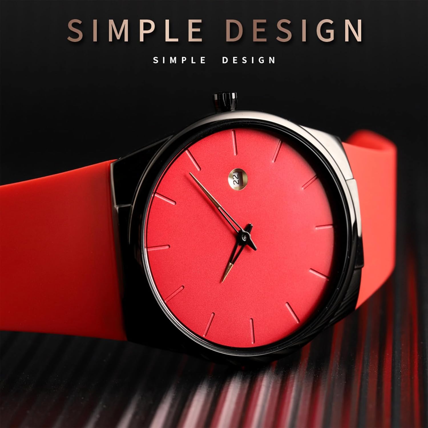 Unisex Fashion Wrist Watches Silicone Watch Waterproof Analog Quartz Watches - Image 3