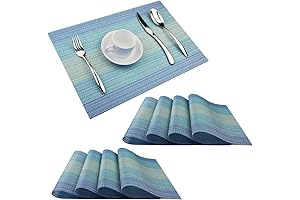 Coastal Blue Placemats - A Feast for the Eyes and a Haven for Your Table