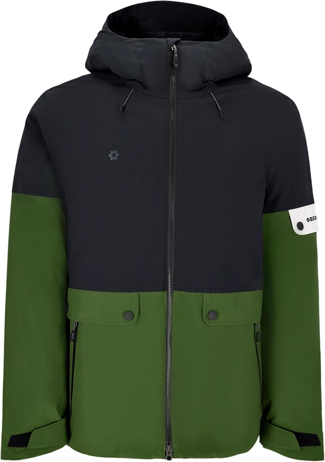 Obermeyer Mens A.M.F. Ski Jacket, 20K mm Waterproof Breathable with 2-Way Stretch and HydroBlock