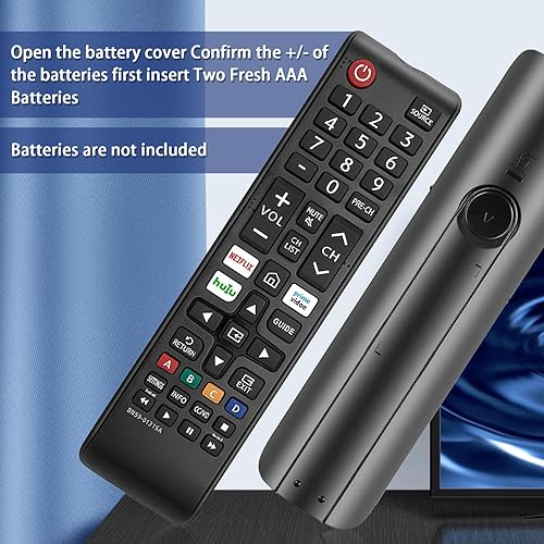 Miniatura 7 de Paquete de 2 mandos a distancia universales para Samsung TV, control remoto para Samsung Smart TV, LED, LCD, HDTV, 3D TV, BN59-01315A, control