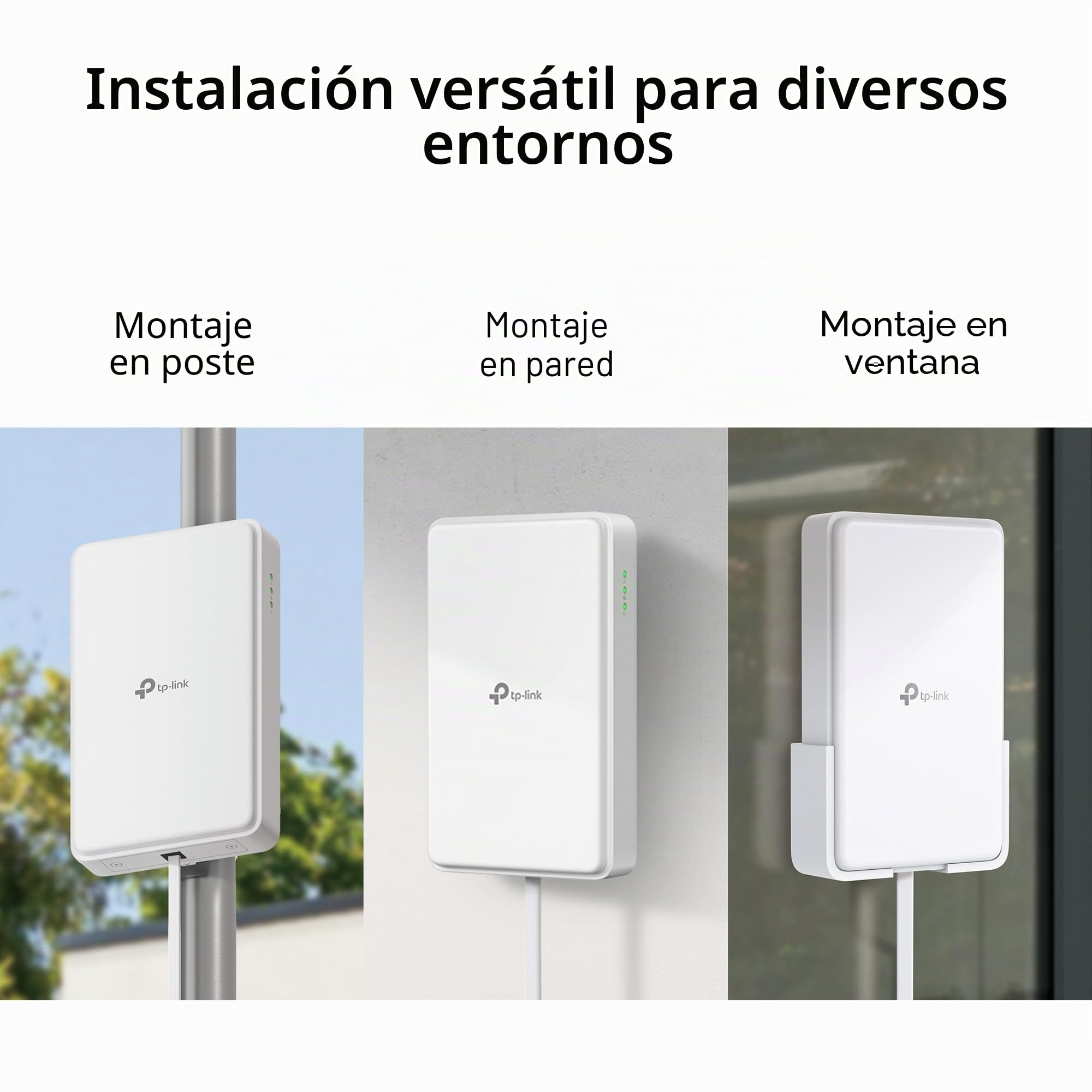 TP-Link NE200-Outdoor Router 5G con SIM de Exterior, Velocidad de Descarga 5G hasta 4.67Gbps, 4G CAT19 hasta 1.6Gbps, Puerto 2.5GE, soporta PoE pasivo y 802.3af/802.3at, IP66, Montaje Flexible