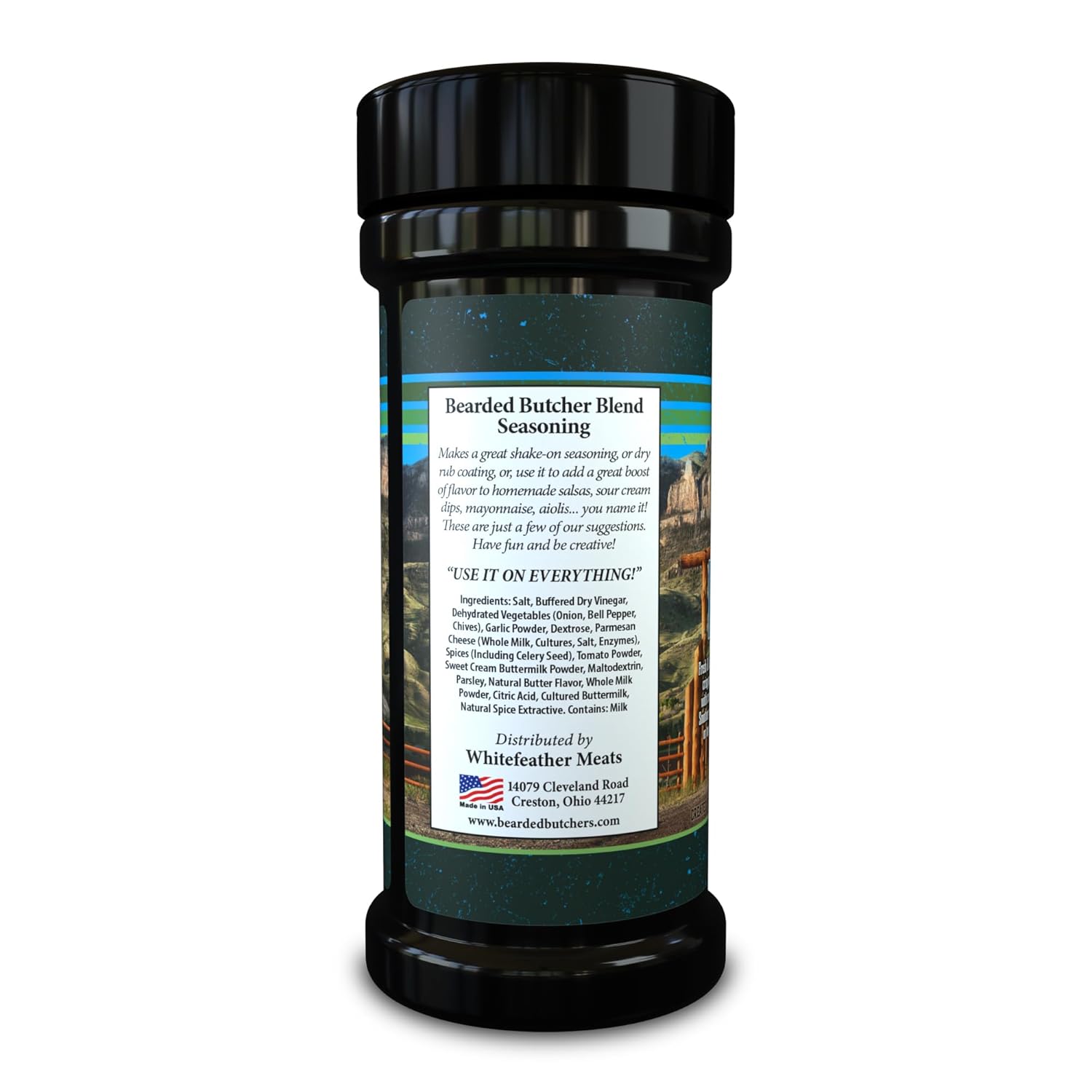 Bearded Butchers Ranch Blend Seasoning, 9 oz Shaker – Creamy Buttermilk Ranch Flavor for Chicken Wings, Dips, Fries, Pizza & More – No MSG, Gluten-Free, Family Size, Ideal for Everyday Use - Image 3