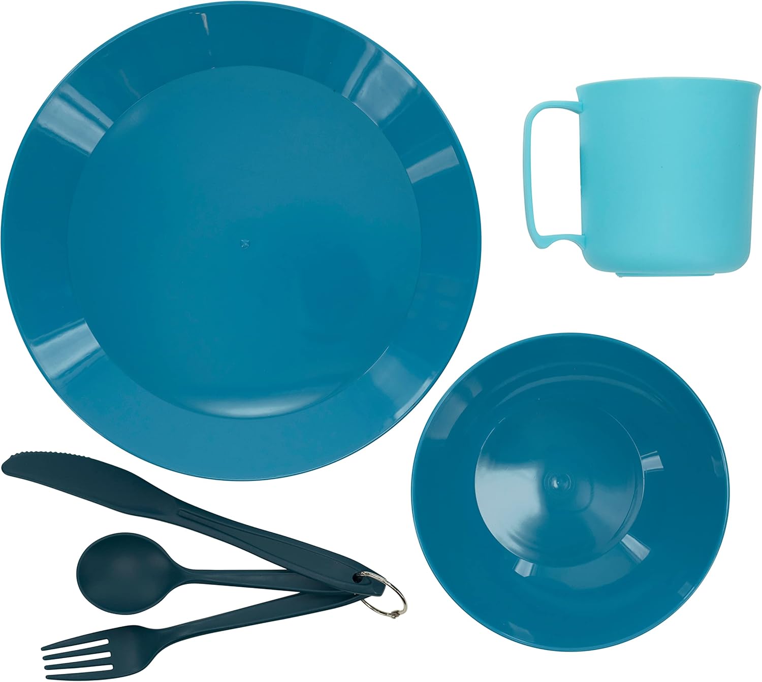 Eco-Friendly Dish Set with Mesh Bag & Utensils for Outdoor Adventures Eco-Friendly Dish Set with Mesh Bag & Utensils for Outdoor Adventures