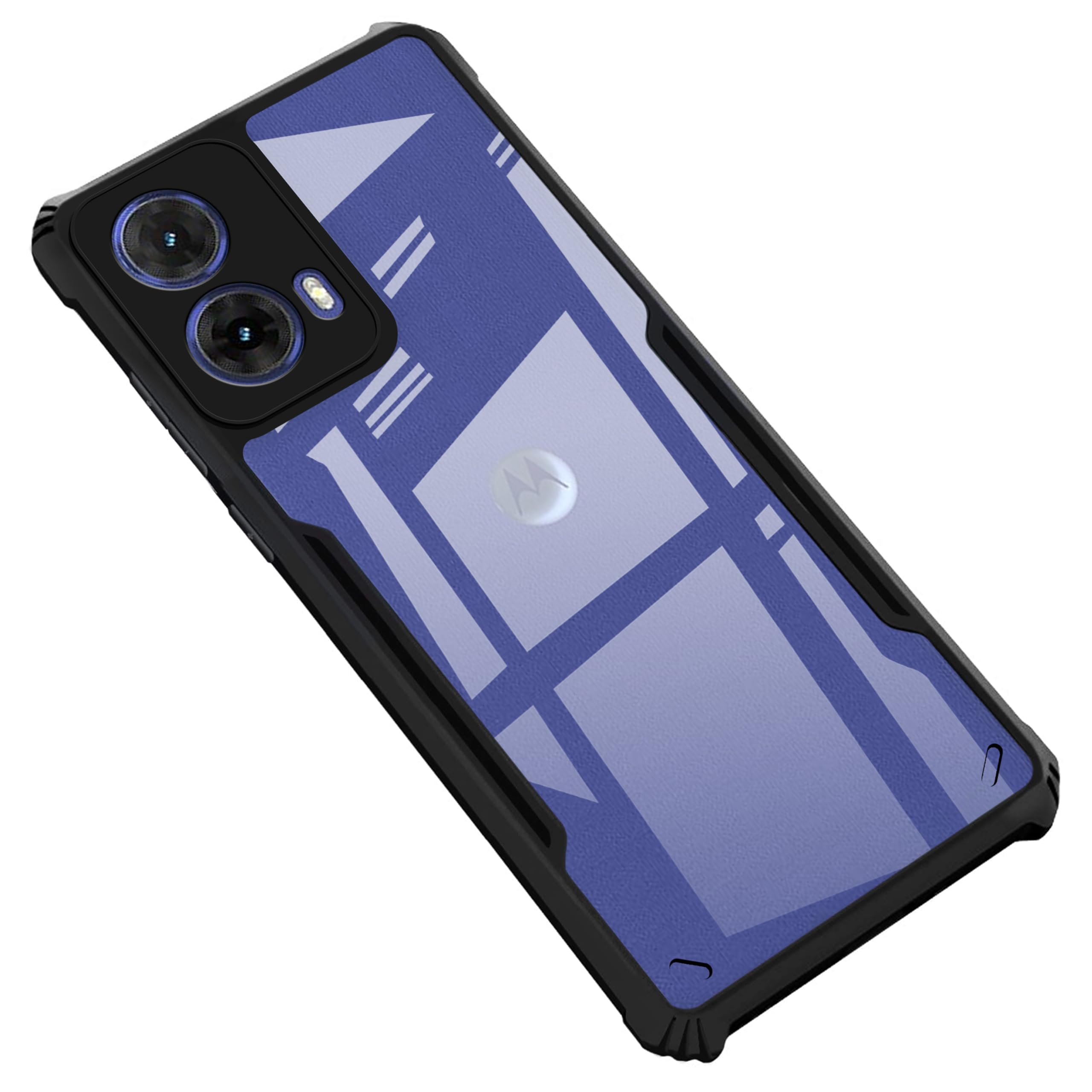 Zapcase Back Case Cover for Moto G85 5G | Compatible for Moto G85 5G Back Case Cover | Clear Case with Camera Protection | (TPU + PC | Matte Black) (B0D8L4S9HP) Amazon Price History, Amazon Price Tracker