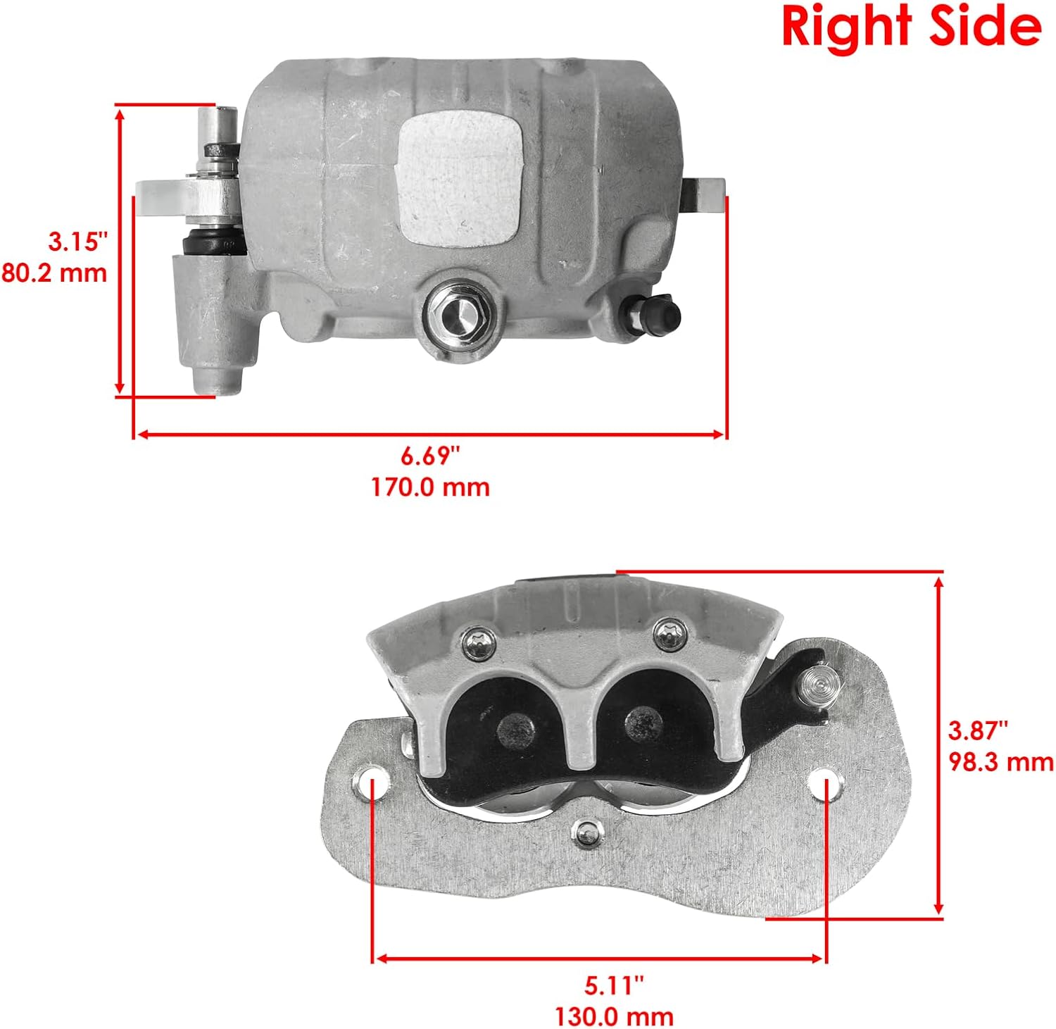 Powersports Replacement Parts for Front Right Brake Caliper For Can-Am Defender 6x6 HD10 Max HD 10 2024-2025 Mod-C33C-20151