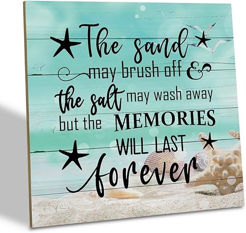 Miniatura 6 de Letrero con cita positiva, con texto en inglés "There's A Great Big Beautiful Tomorrow Shining at the End of Everyday", placa de madera de 6.2 x 6.2