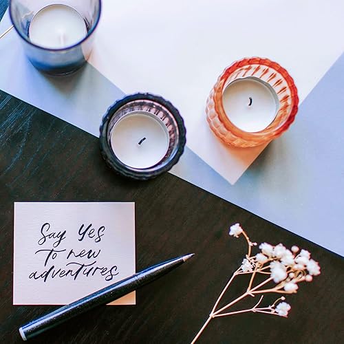 Miniatura 35 de VOHO Portavelas rojos para centro de mesa, juego de 12 portavelas para velas pequeñas, candelabros votivos de vidrio para ella, San Valentín