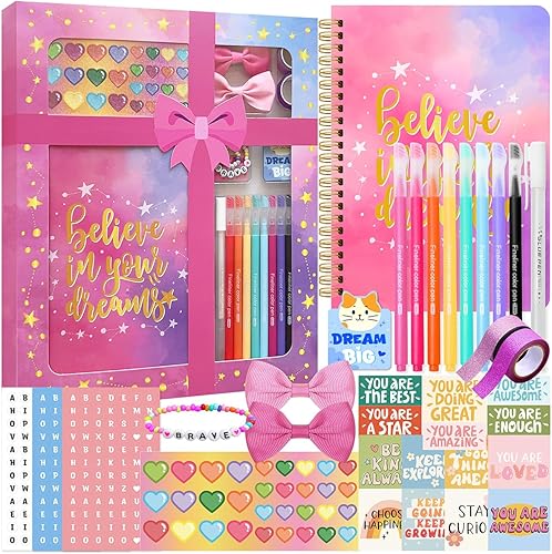 Kit de diario de bricolaje para niñas, juguetes para edades de 8 a 14 años y regalos de cumpleaños para niñas, regalos para niñas de 6, 7, 8, 9, 10,